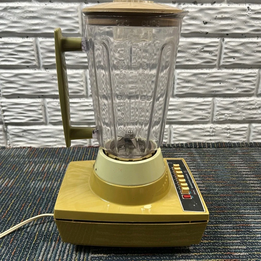 Vintage Hamilton Beach Blender 40oz Avocado Green 7-Speed Model 616-1 Scovill